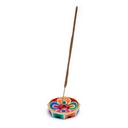 Brûle bâton d'encens lotus en bois coloré 0