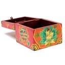 Coffret Tibétain Lotus - peint à la main 0