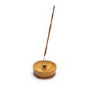 Brûle bâton d'encens coupelle en bois clair 0