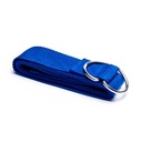 Sangle de Yoga avec anneau en D coton bleu 0