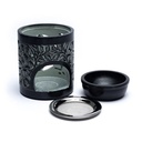 Encensoir -lampe aromatique pierre à savon noire 3