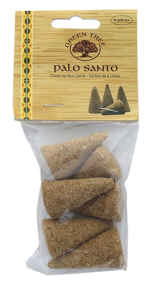 Palo Santo Green Tree Sachet de 6 cônes 2