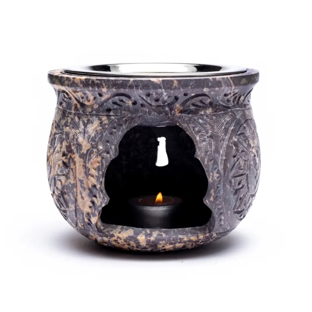 Encensoir -lampe aromatique pierre à savon 0