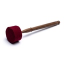 Mailloche feutre et bois bol chantant - L 0