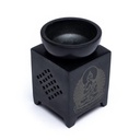 Brûle-Parfum en pierre à savon Bouddha 1