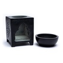 Brûle-Parfum en pierre à savon Bouddha 3