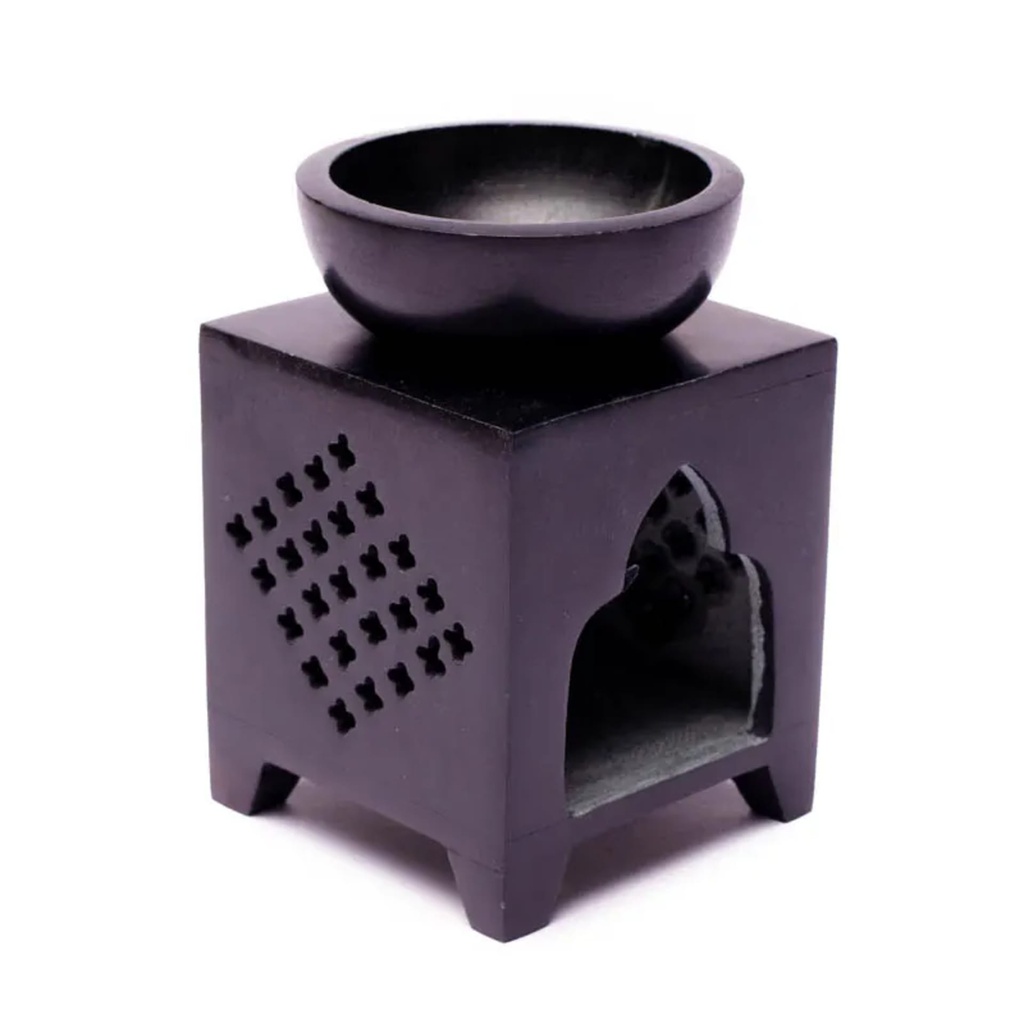 Brûle-Parfum en pierre à savon Fleur de Vie 0