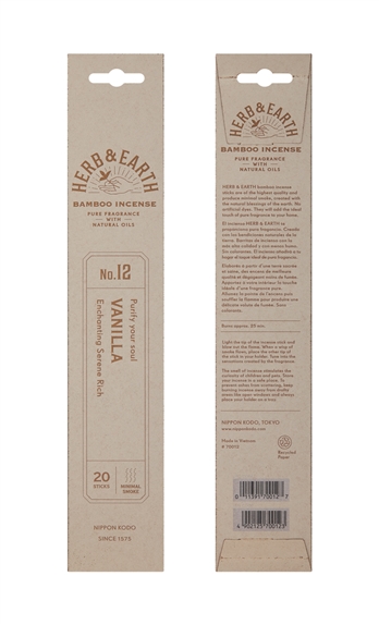 Encens Bâton Herb & Earth Vanille 1