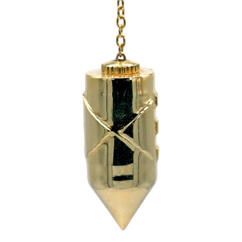 Pendule Atlantis en laiton plaqué or 0