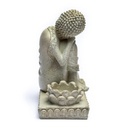 Bouddha avec bougeoir gris 2