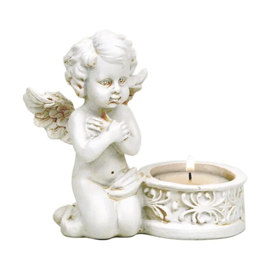 Deux anges avec bougeoirs 3