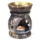 Brûle-parfum Pentacle en pierre à savon 0