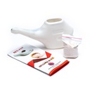 Neti pot plastique avec 25 g sel himalayen 0