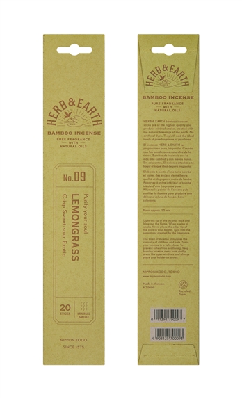 Encens Bâton Herb & Earth Citronnelle 2