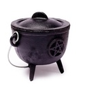 Chaudron en fonte symbole pentacle 0
