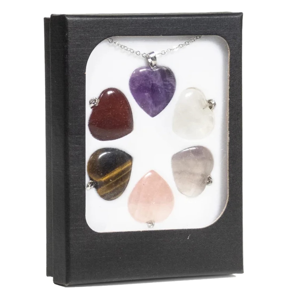 Pendentifs Love Heart SET + présentoir 1