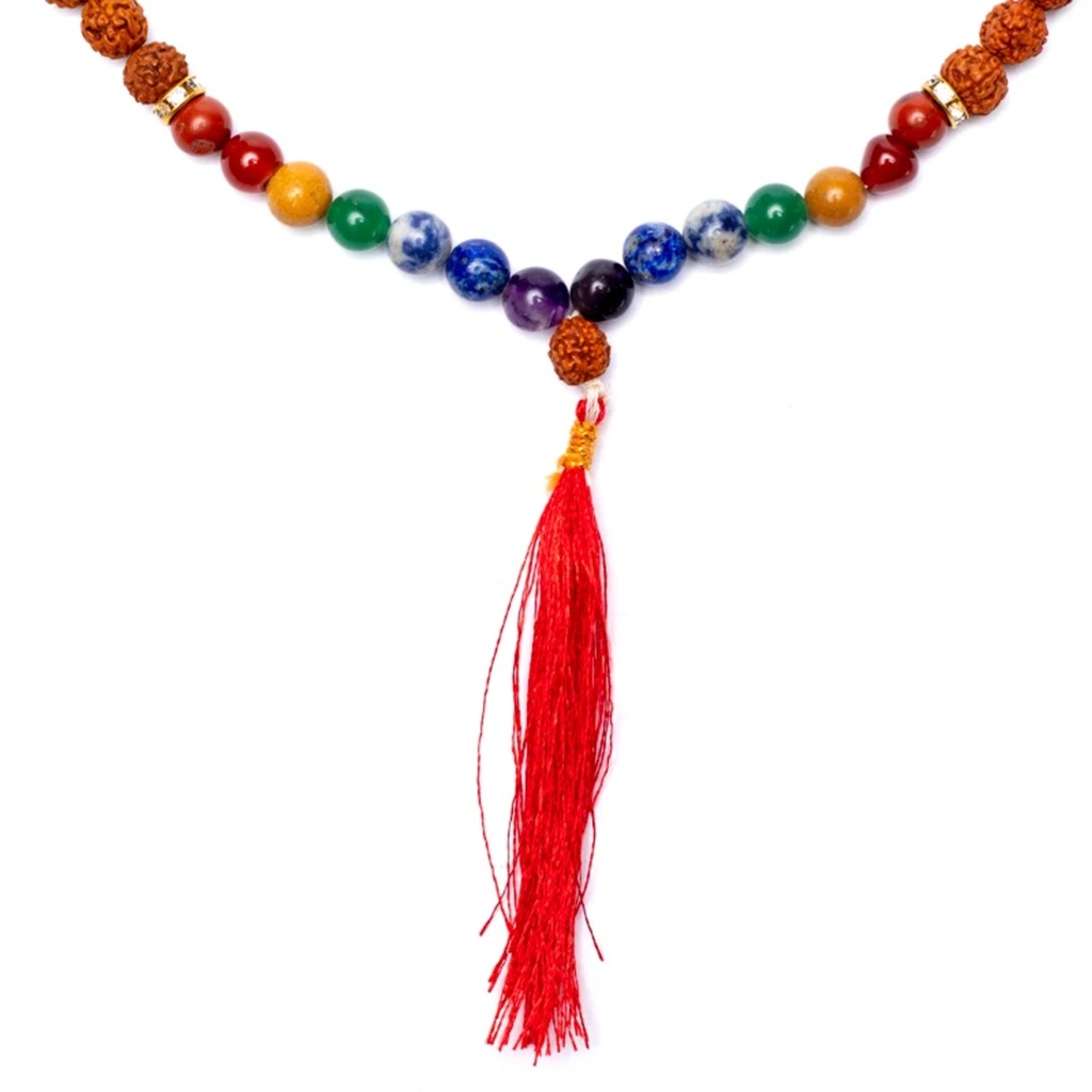 Mala chakra Rudraksha 108 perles 0