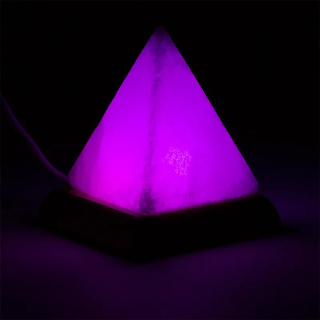 Mini lampe pyramide sel blanche USB + LED 0