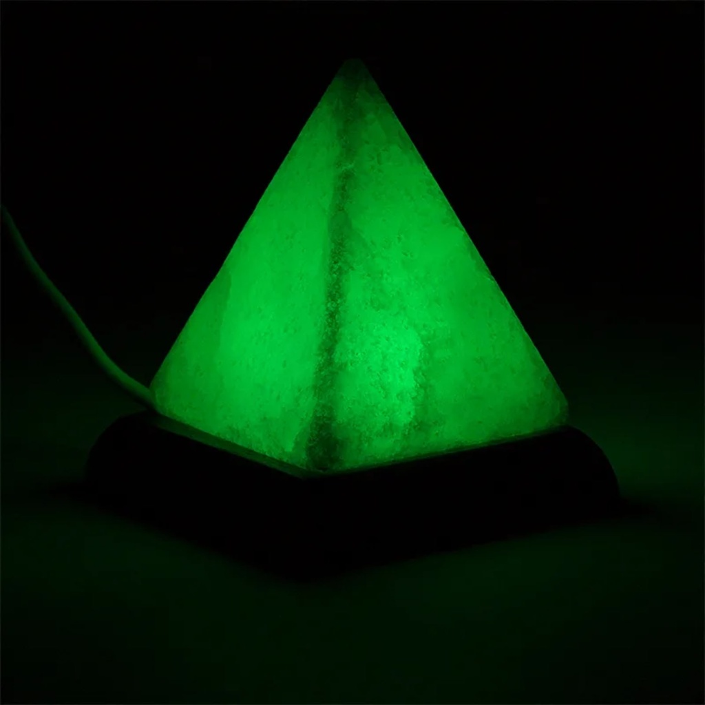 Mini lampe pyramide sel blanche USB + LED 3