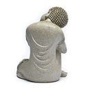 Bouddha paisible couleur gris 1