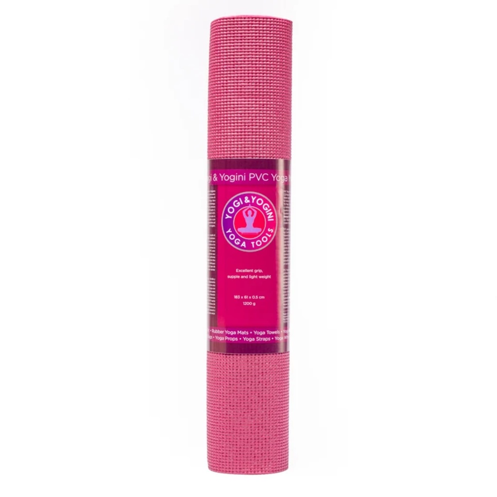 Tapis Yoga PVC Yogi & Yogini rose 0