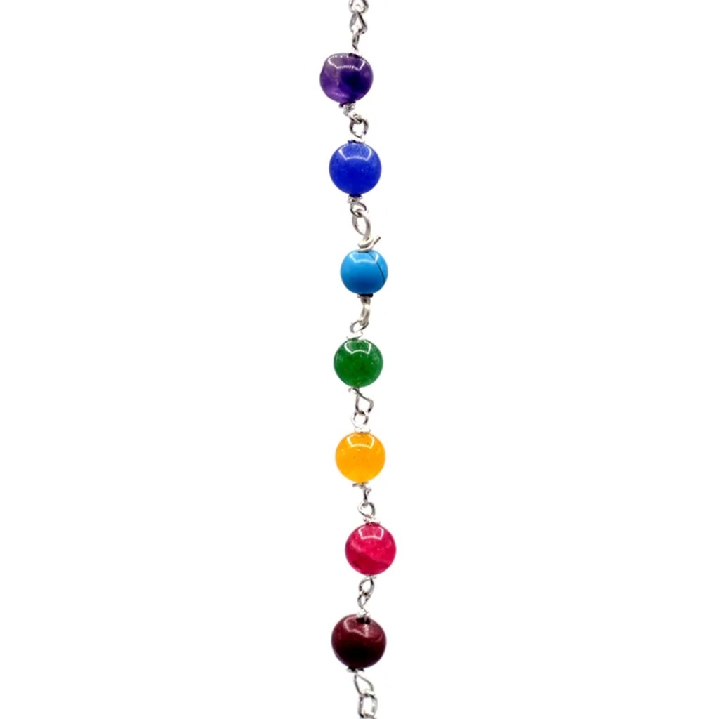 Pendule Améthyste chaînette Chakra 0