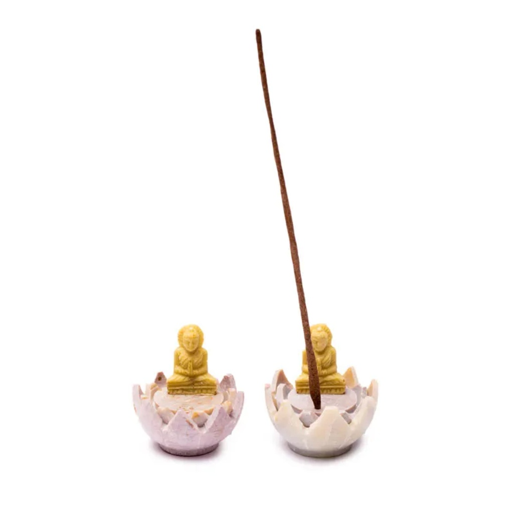 Brûle Bâton d'encens Bouddha pierre à savon 0