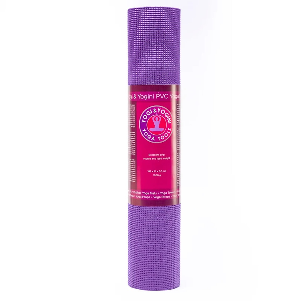 Tapis Yoga PVC Yogi & Yogini violet 0