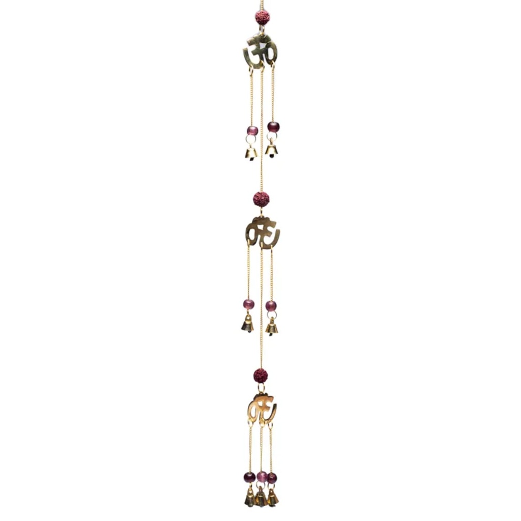Clochettes décoratives avec Rudraksha symbole OM 0