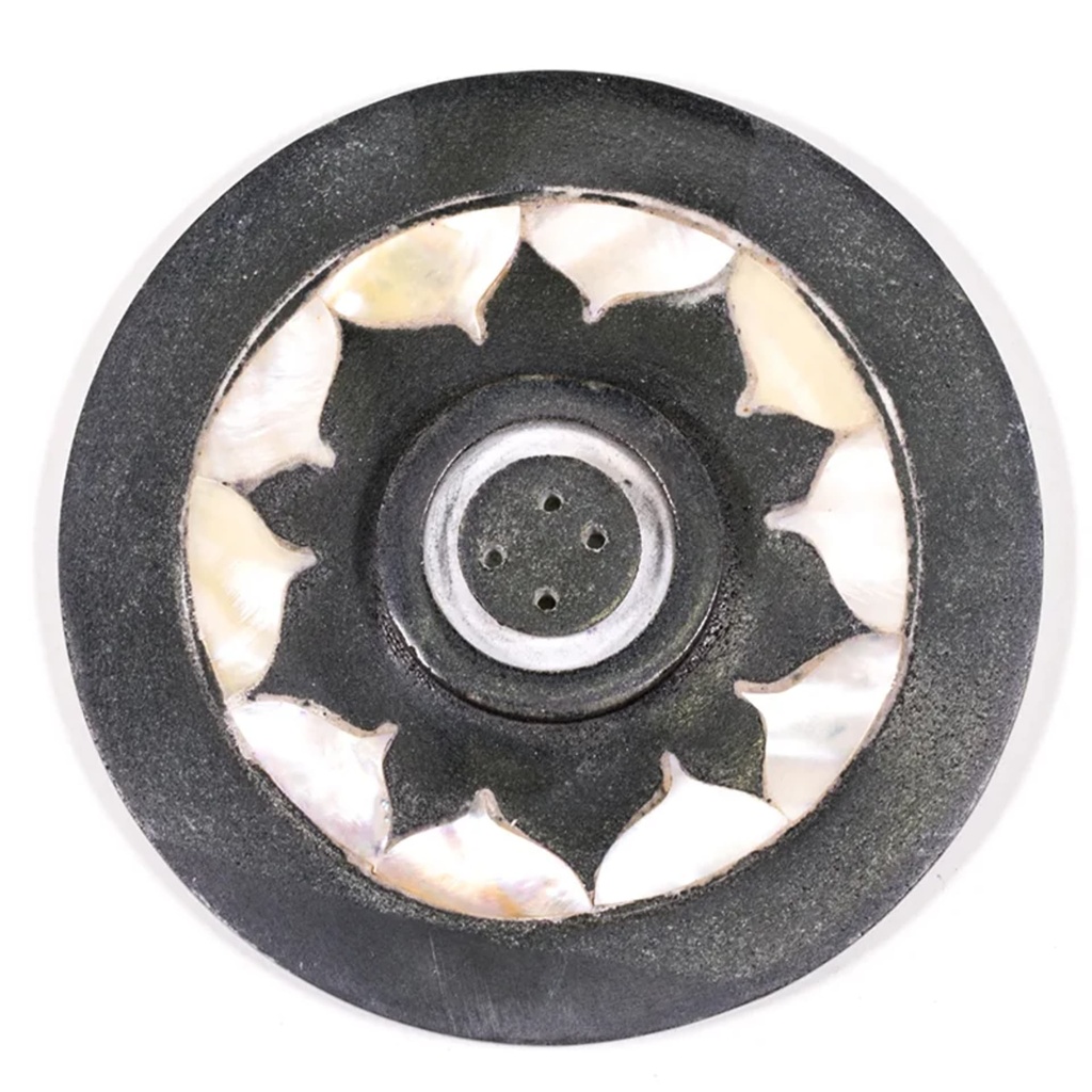 Brûle encens Lotus en pierre Ollaire 0