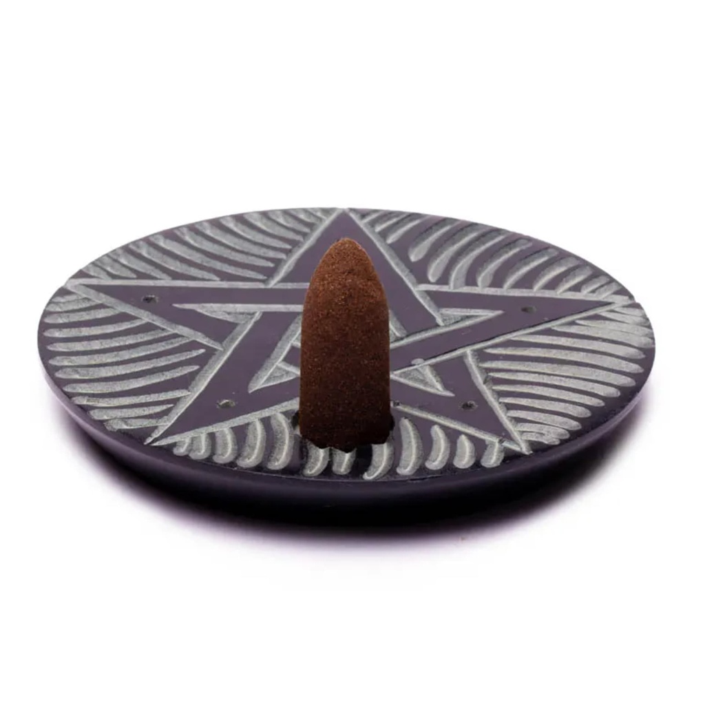 Brûle encens Pentacle bâtons/cônes pierre à savon 1