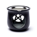 Brûle encens Pentacle en pierre à savon noir 0