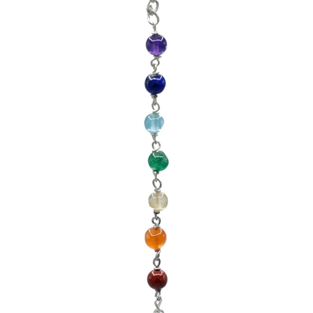 Pendule Cristal avec chaînette 7 Chakra 0
