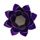 Eclairage Lotus 7° chakra violet &argent 1