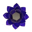 Eclairage  Lotus 6° chakra indigo argent 1