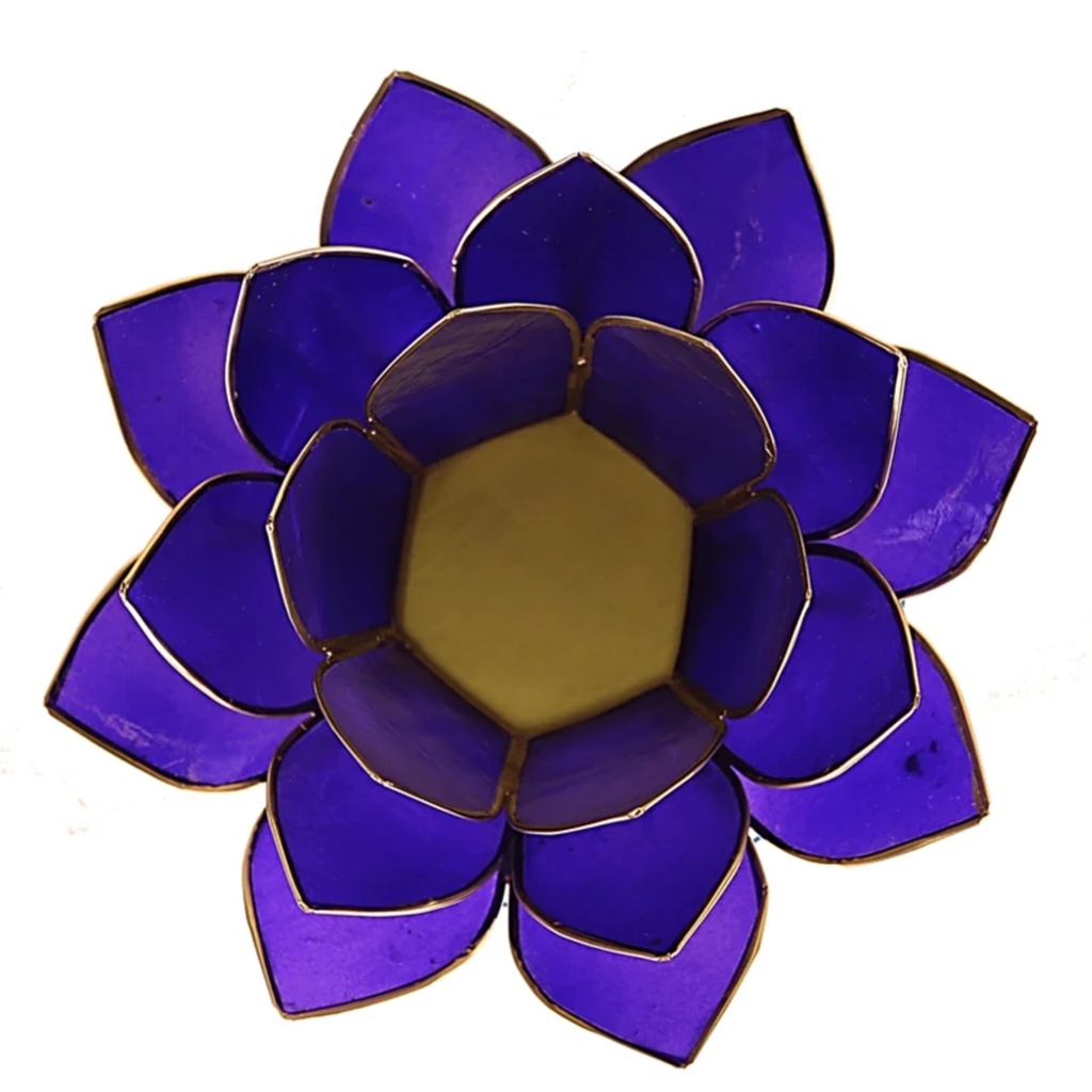 Eclairage  Lotus 6° Chakra indigo & or 0