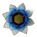 Eclairage d’ambiance Lotus bleu/blanc-dorés 1