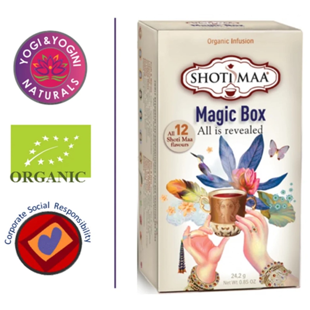 Shoti Maa Magic Box 12 fragranze de thé bio 0