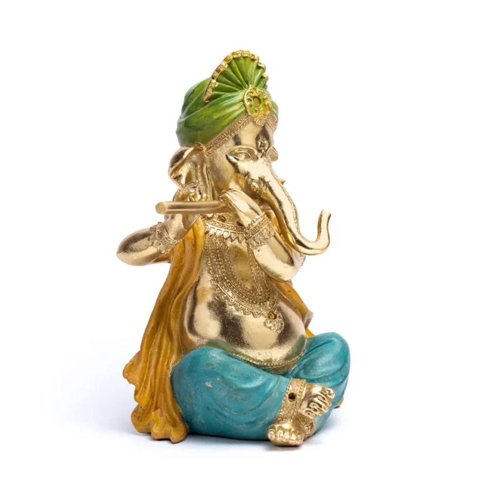 Statue Ganesh avec flûte 0