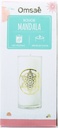 Bougie en Cire végétale Blanche Mandala 2