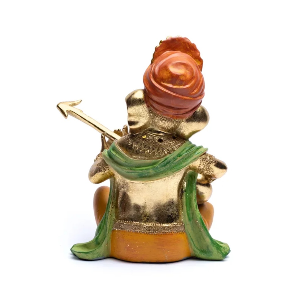 Statue Ganesh avec sitar 2