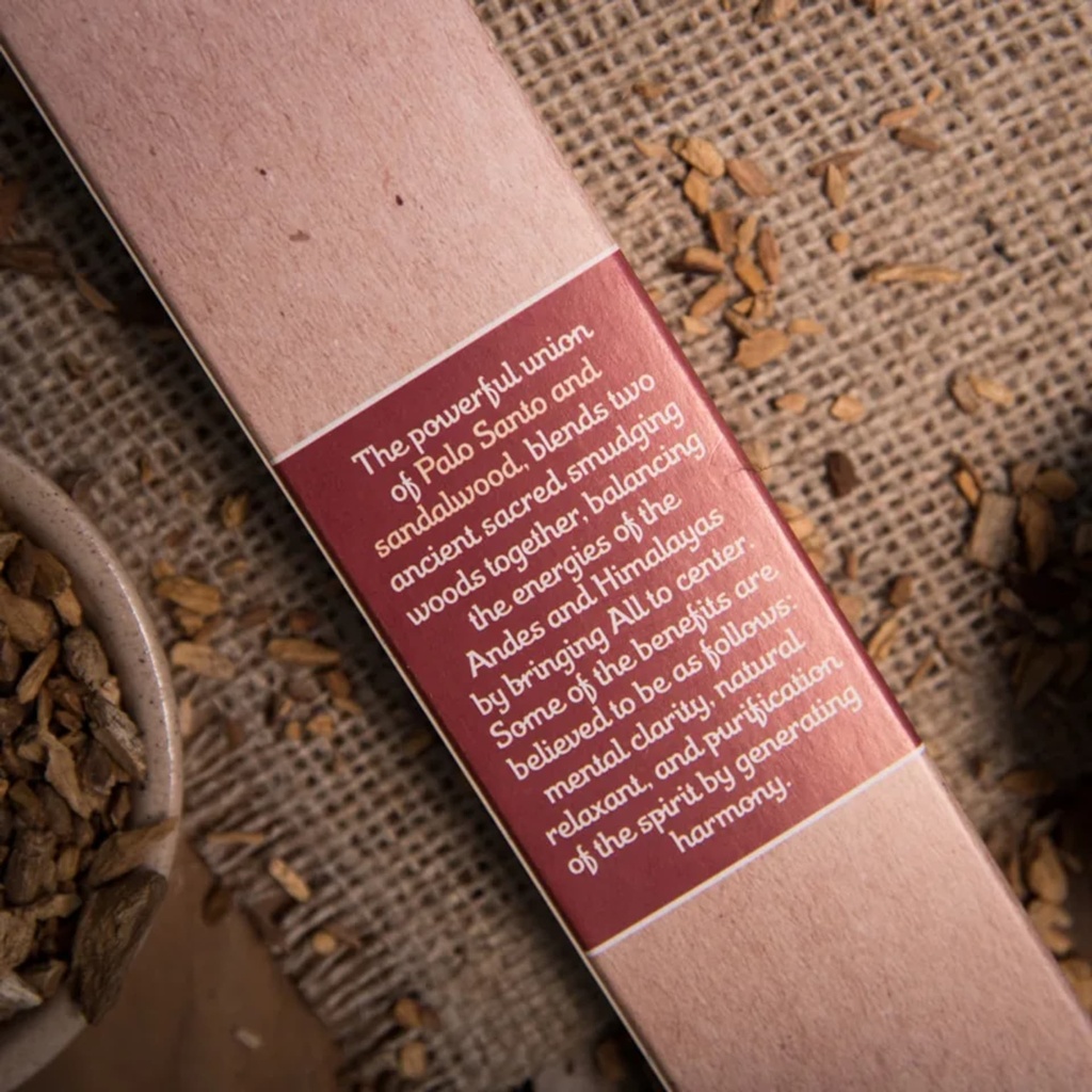 Sagrada Madre incense Palo Santo & Santal 1