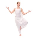 Yoga pantalons comfort flow blanc S-M 2