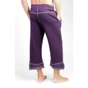 Pantalon de yoga en coton bio et chanvre - violet M-L 0