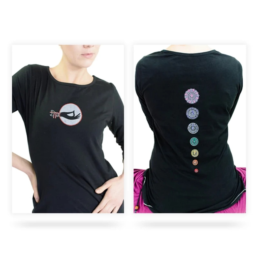Yoga Top chakra coton organique M-L 0