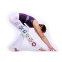 Pantalons Yoga Chakra coton blanc M 1