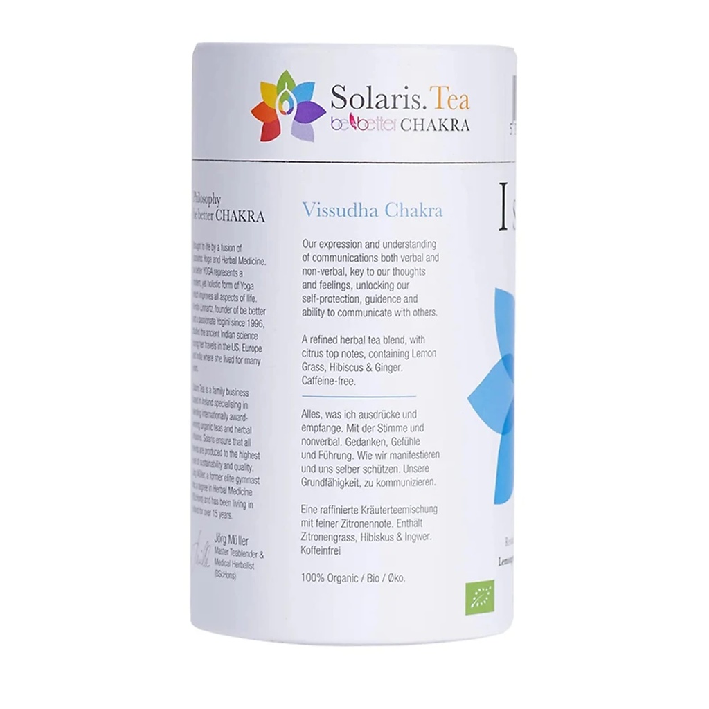 Tisanne bio Solaris Chakra de la gorge 4