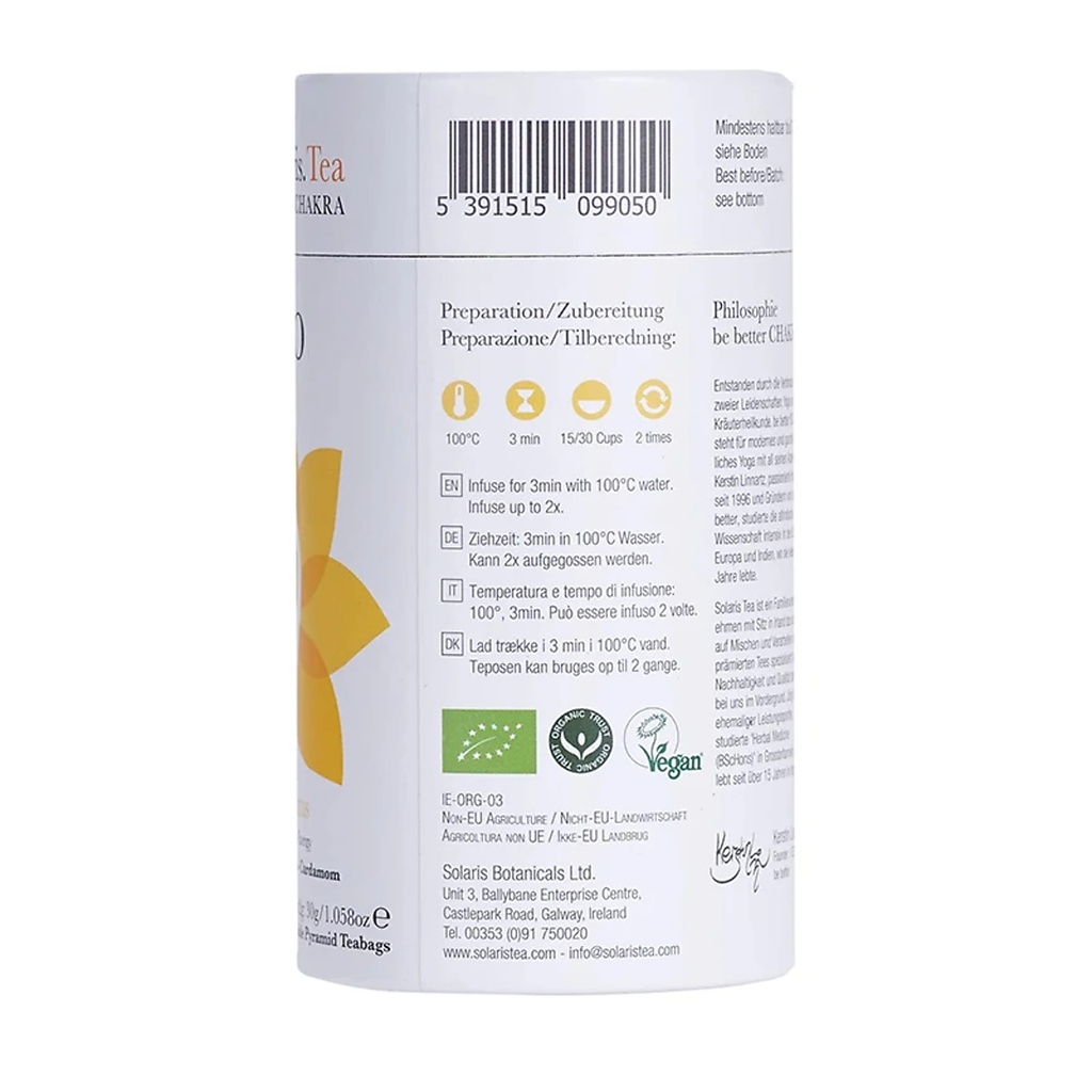 Tisanne bio Solaris Chakra du Plexus solaire 1
