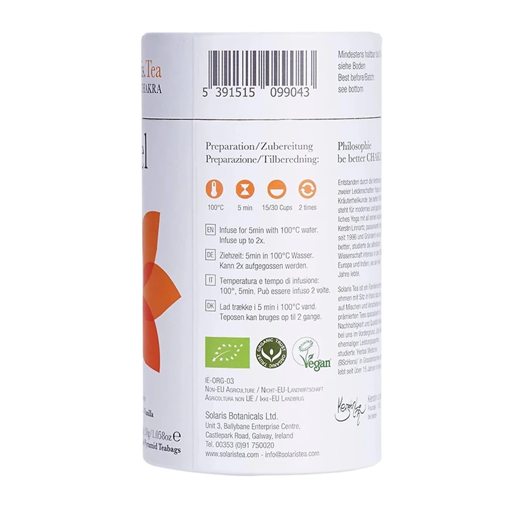 Tisanne bio Solaris Chakra sacré 1