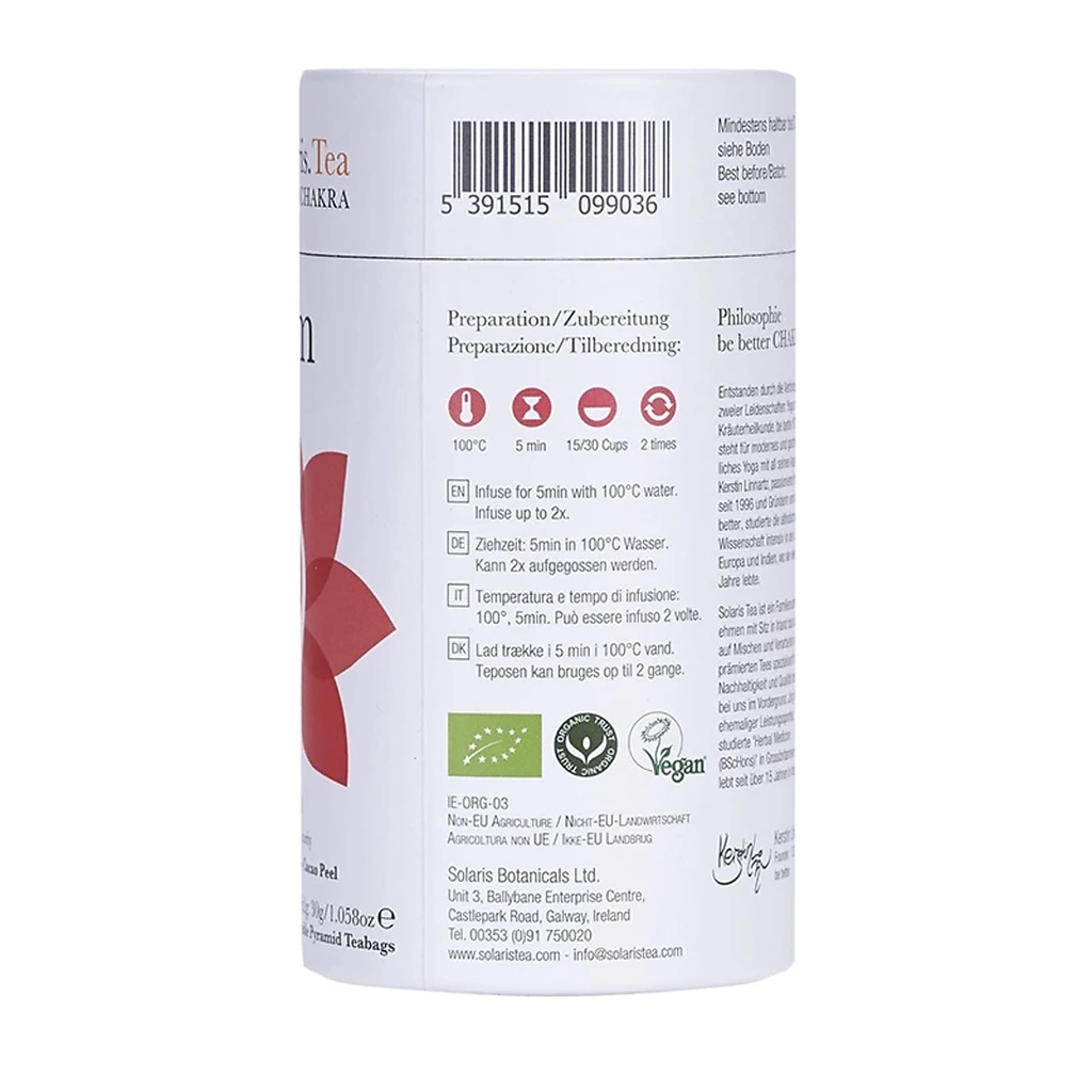 Tisanne bio Solaris Chakra racine 1